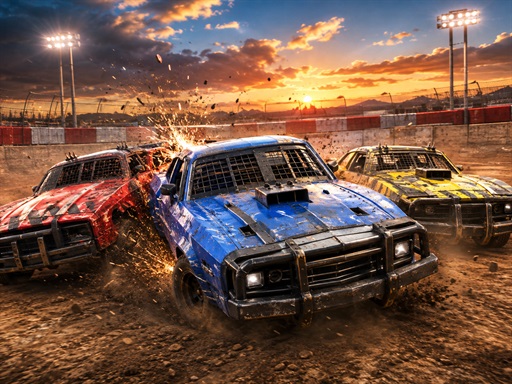 Play Derby Car War Arena