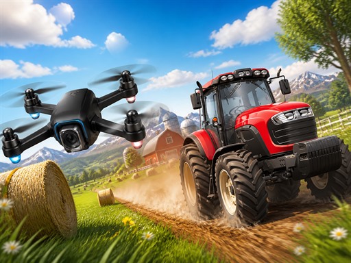 Play Drone vs Tractor Challenge
