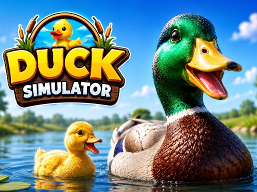 Play Duck Family Simulator Animal Games